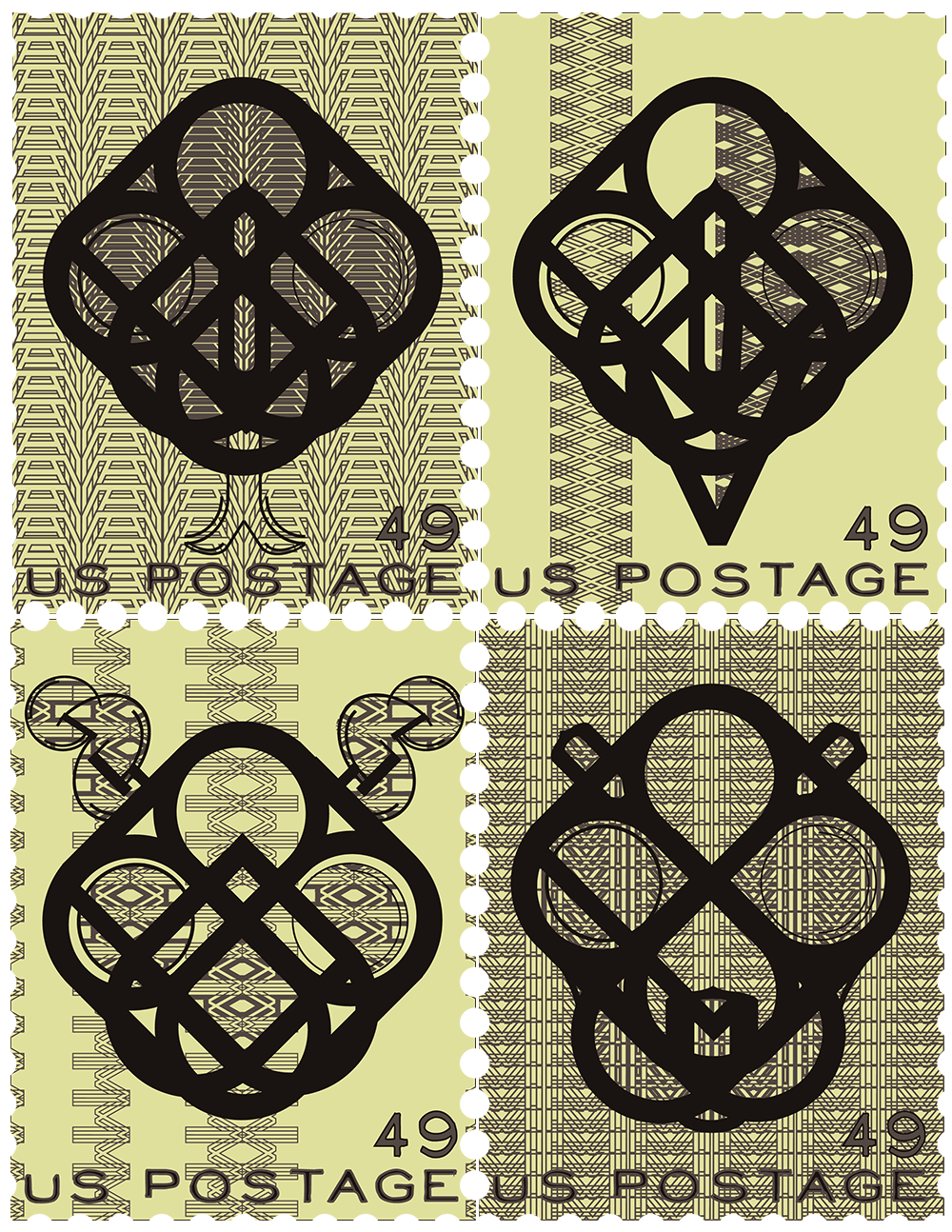  Typography Stamps image 